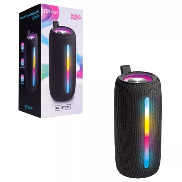 Parlante Bluetooth Con Led Rgb NG-BT695 Noga