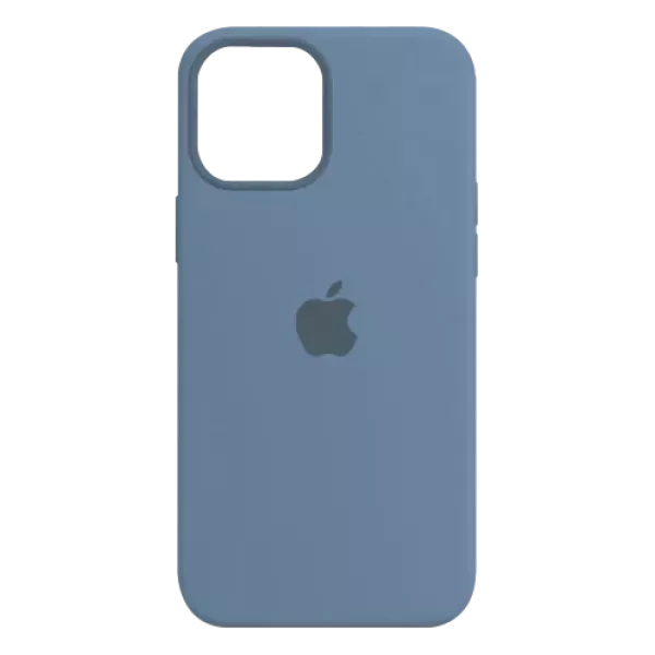 Funda Silicone Case IPhone 14 Pro Max Azul Grisaceo