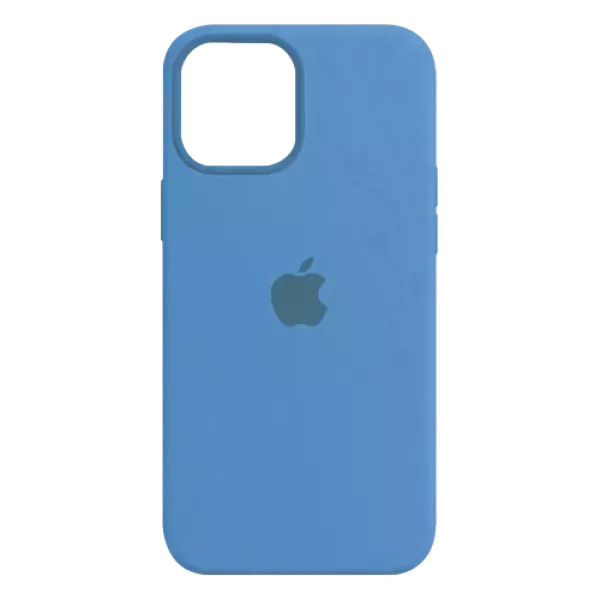 Funda Silicone Case Iphone 14 Plus Celeste Oscuro