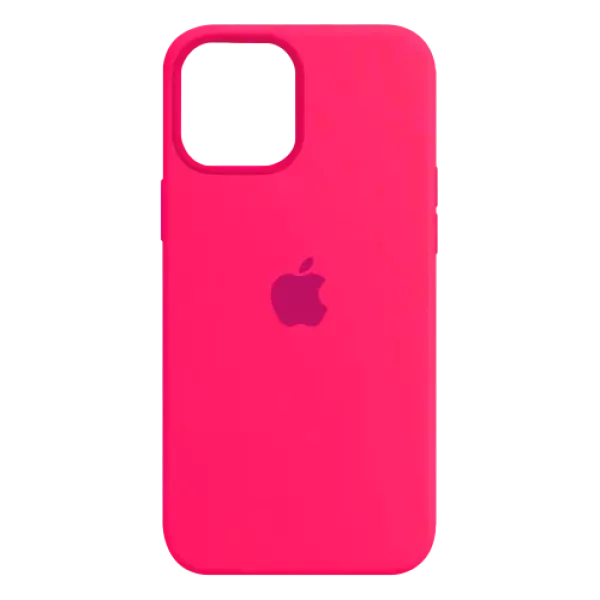 Funda Silicone Case Iphone 12 Fucsia