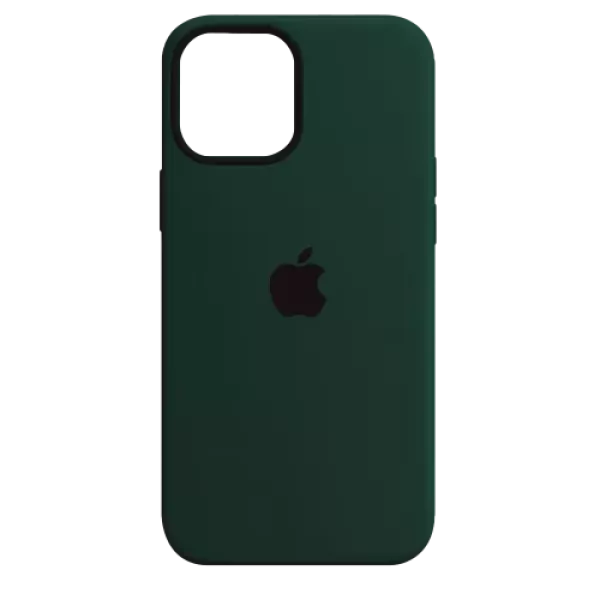 Funda Silicone Case IPhone 16 Plus Verde Oscuro
