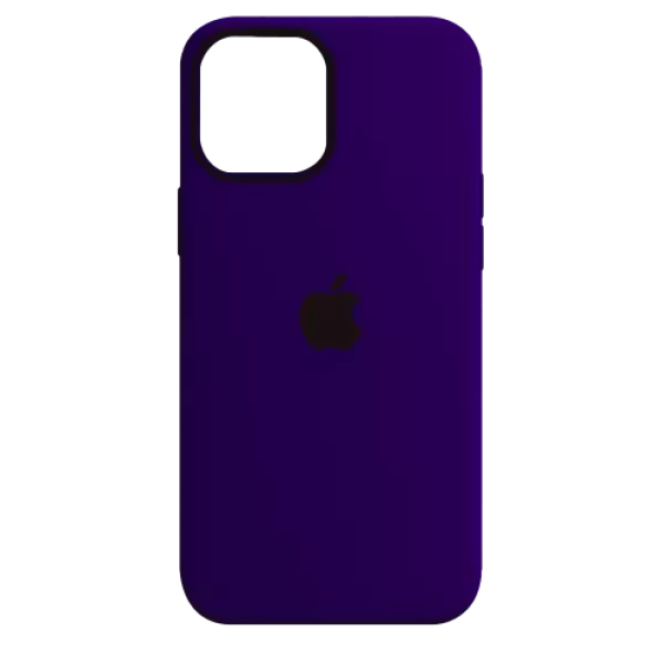 Funda Silicone Case Iphone 13 Violeta Oscuro