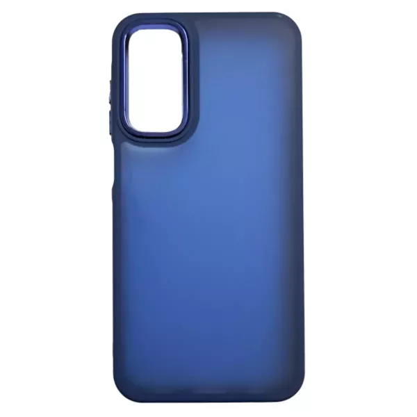 Funda Frost Border Cromado Samsung A56 Azul
