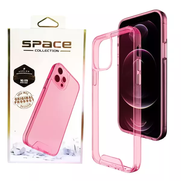 Funda Antishock Space iPhone 15 Rosa