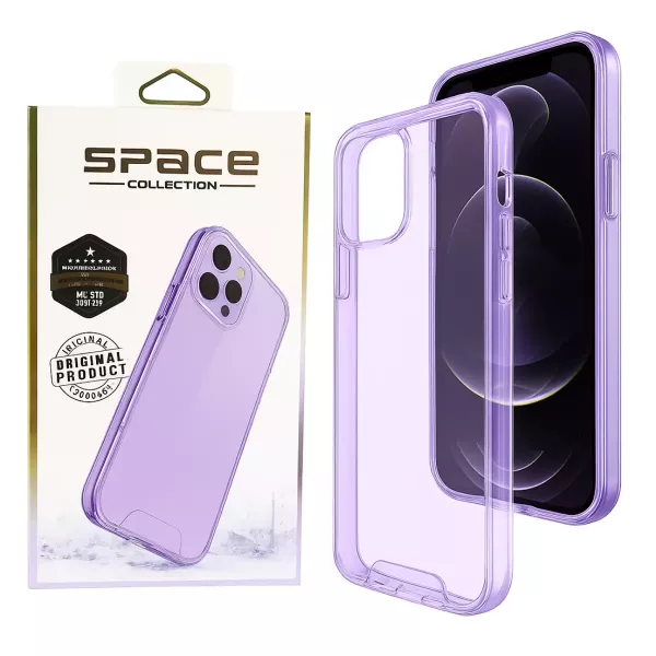 Funda Antishock Space iPhone 15 Violeta