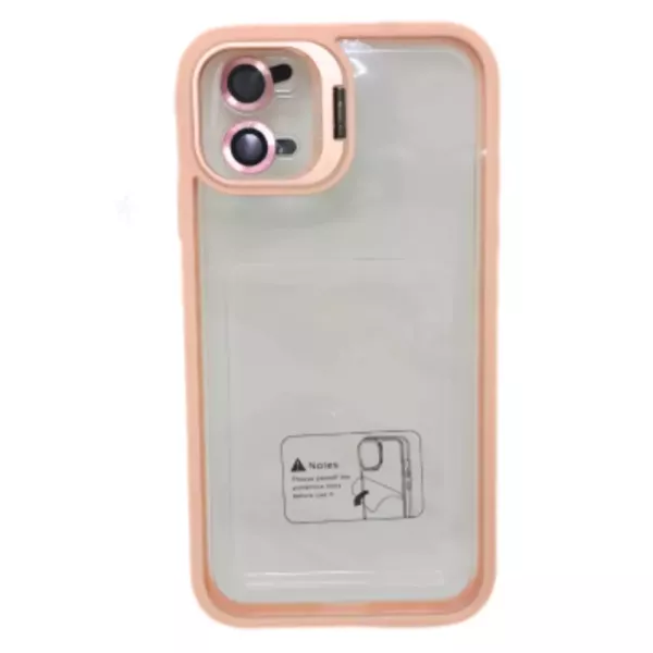Funda Electro Magsafe + Protector de Cámara IPhone 12 Pro Rosa