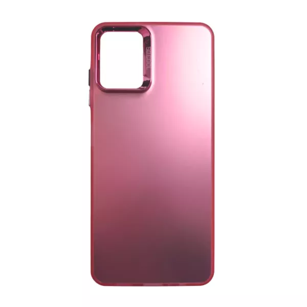 Funda Metalizada Moto G15 Rosa