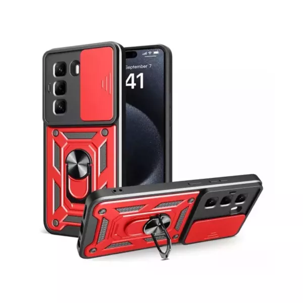 Funda Reforzada Ring Nubia Focus Pro 5g Rojo