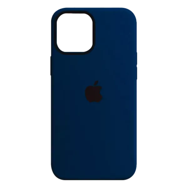 Funda Silicone Case Iphone 13 Azul Oscuro