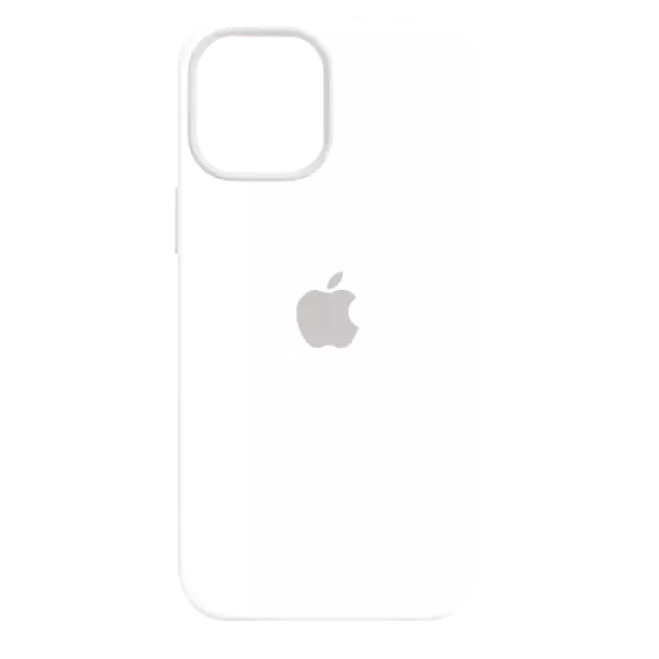 Funda Silicone Case Iphone 15 Pro Max Blanco