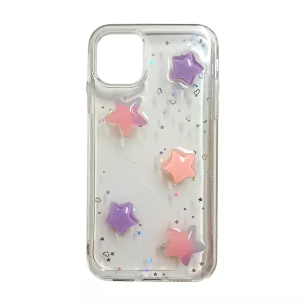 Funda Charms Moto E15 Estrellitas