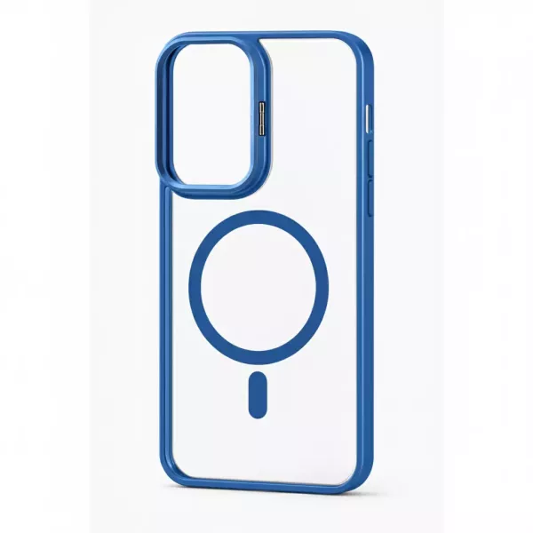 Funda Electro Magsafe Soporte Camara Samsung A17 Azul