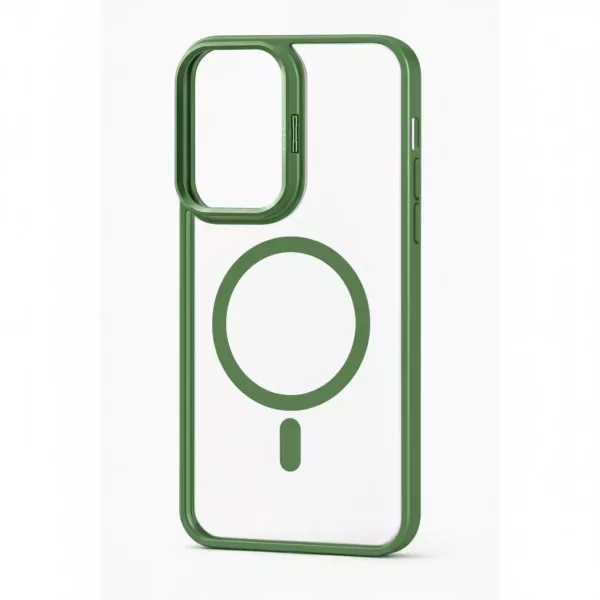 Funda Electro Magsafe Soporte Camara Samsung A17 Verde