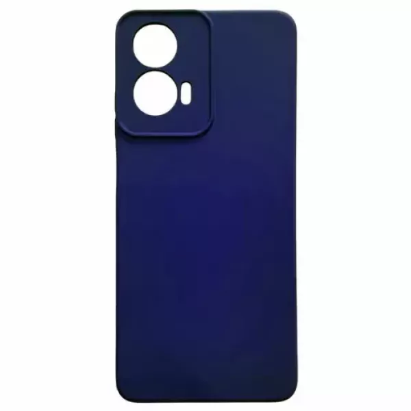 Funda Silicona Moto Edge 60 Pro Azul Oscuro