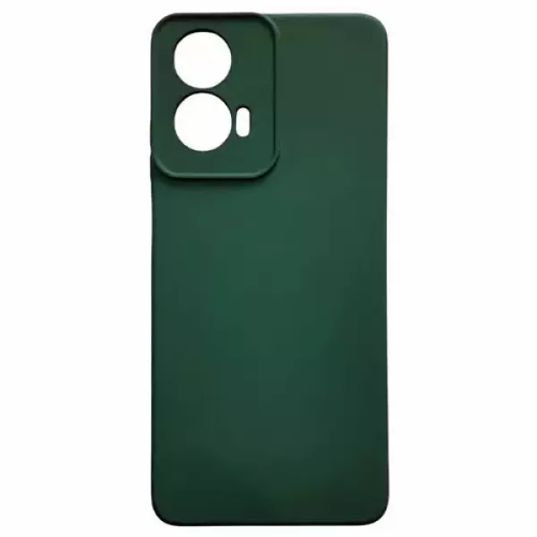 Funda Silicona Moto G86 Verde Oscuro