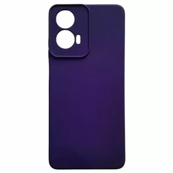 Funda Silicona Moto Edge 60 Fusion Violeta Metalizado