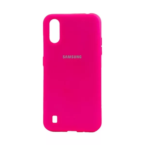 Funda Silicone Case Samsung A04s Fucsia