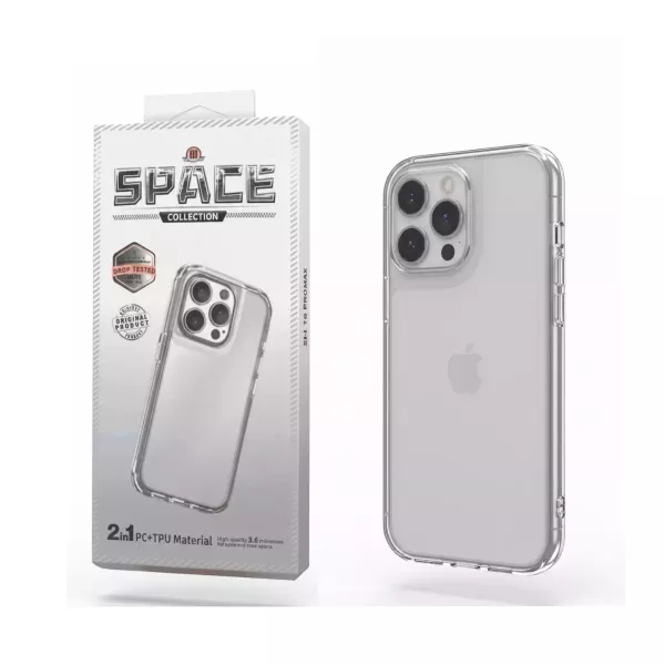 Funda Antishock Space iPhone 15 Pro Max Transparente