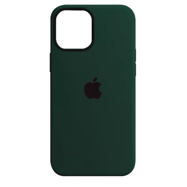 Funda Silicone Case Iphone 14 Pro Verde Oscuro