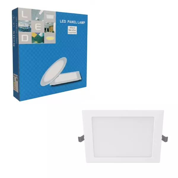 Panel Para Montar De Luz Cálida Cuadrado DYP-F2-12