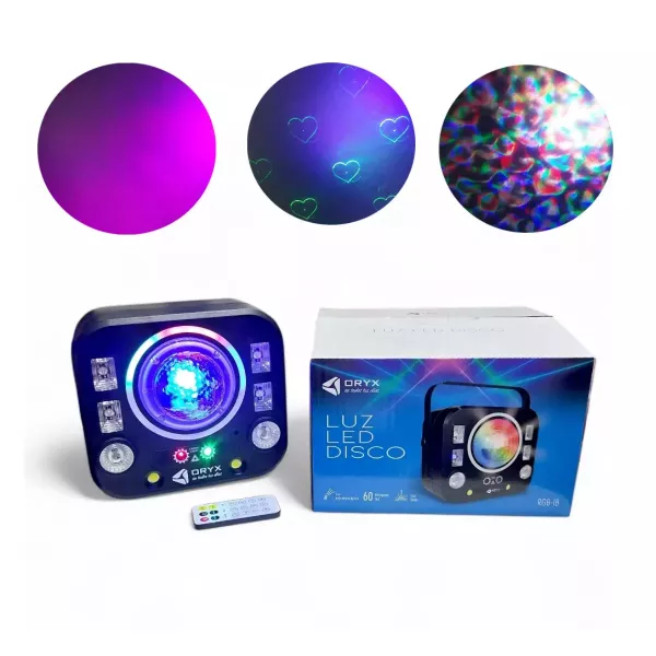 Luz Led Disco 6 en 1 Oryx RGB-18