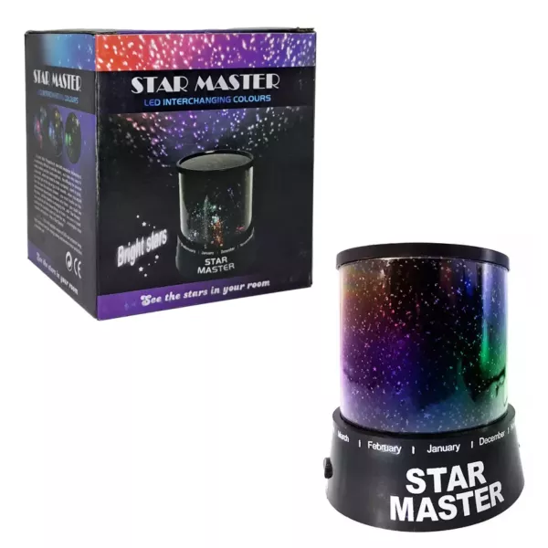 Lampara Proyector Luna / Estrellas Star Master