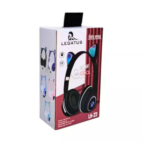 Auricular Vincha Bluetooth Orejitas Con Luz Legatus LH-23