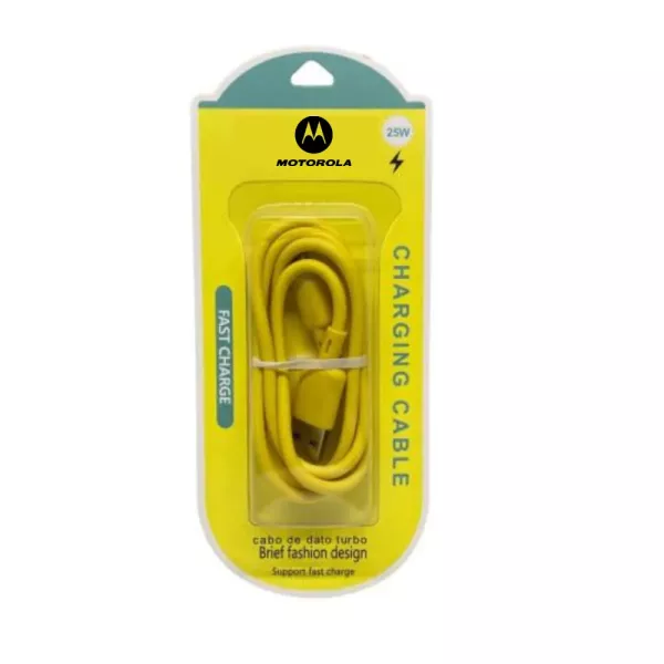 Cable De Datos Tipo C 25W Colores Moto