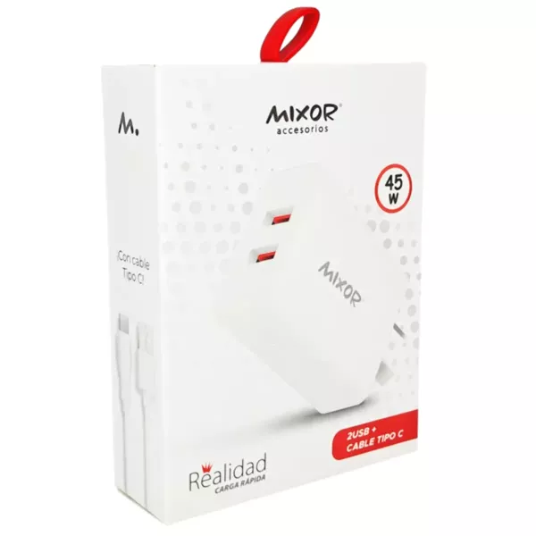 Cargador de Pared REALIDAD Tipo C 45W Mixor