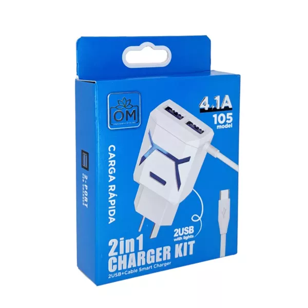 Cargador De Pared Tipo C 4.1A 105 OM