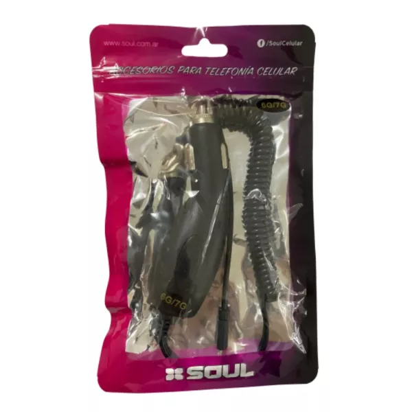 Cargador Auto Iphone 1a Soul