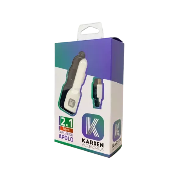 Cargador Auto Tipo C 2.1a Apolo Karsen