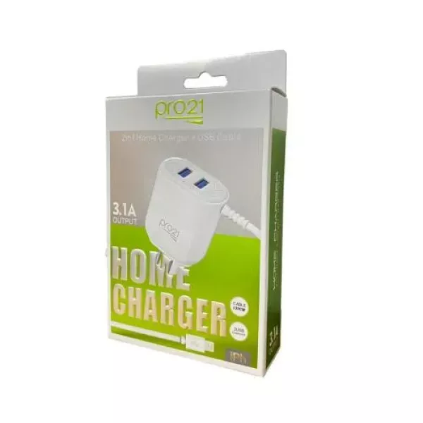 Cargador De Pared Iphone 3.1A Pro21