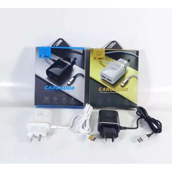 Cargador De Pared Tipo C 3.1A Tmcc323 Time
