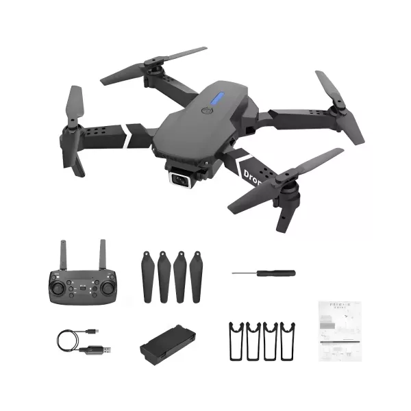 Mini Drone Pegable Con Cámara Dual E88 Pro