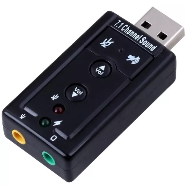 Placa De Sonido Usb 7.1
