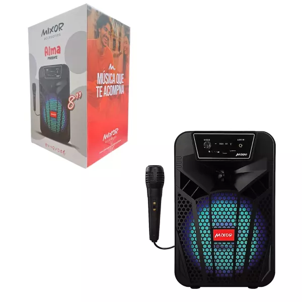 Parlante Bluetooth Alma 8" Mixor