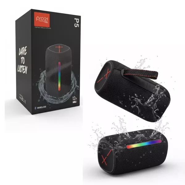 Parlante Bluetooth Con Led P5 - Pro21