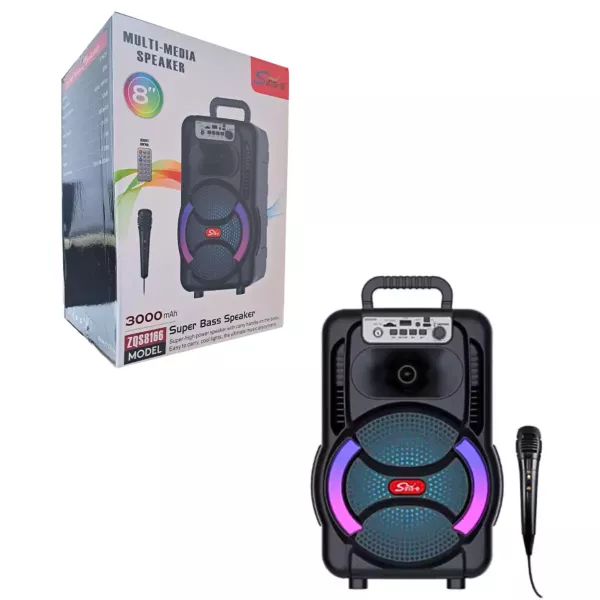 Parlante Bluetooth 8" ZQS8166