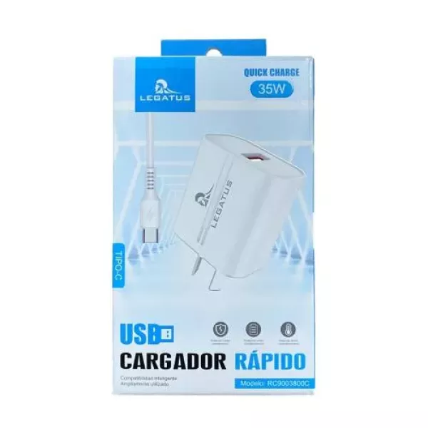 Cargador de Pared Tipo C 35W RC90038 Legatus