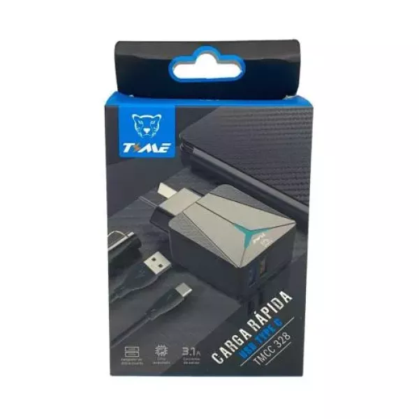 Cargador De Pared Tipo C 3.1A TMCC-328 Time