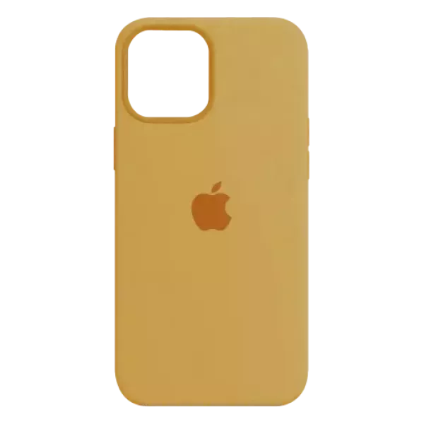 Funda Silicone Case Iphone 13 Mostaza Claro