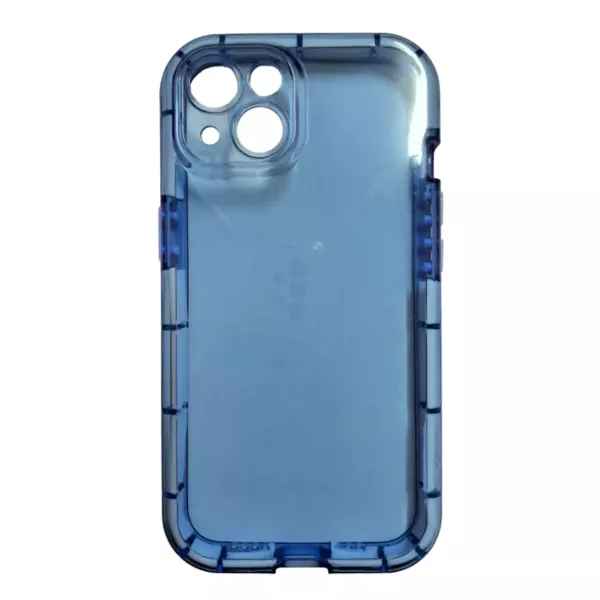Funda Silicona Flex iPhone 14 Pro Max Azul