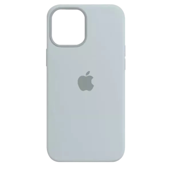 Funda Silicone Case Iphone 13 Gris Claro